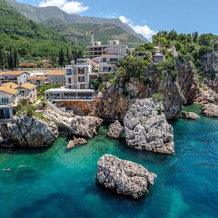 Blanche Cliff Apartments Sveti Stefan Bagian luar foto