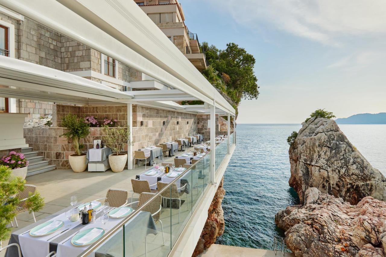 Blanche Cliff Apartments Sveti Stefan Bagian luar foto