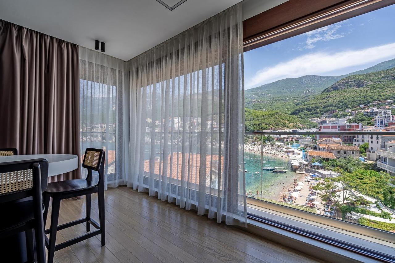Blanche Cliff Apartments Sveti Stefan Bagian luar foto
