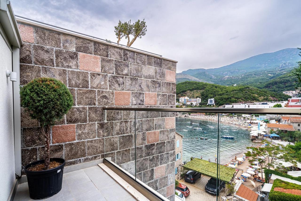 Blanche Cliff Apartments Sveti Stefan Bagian luar foto