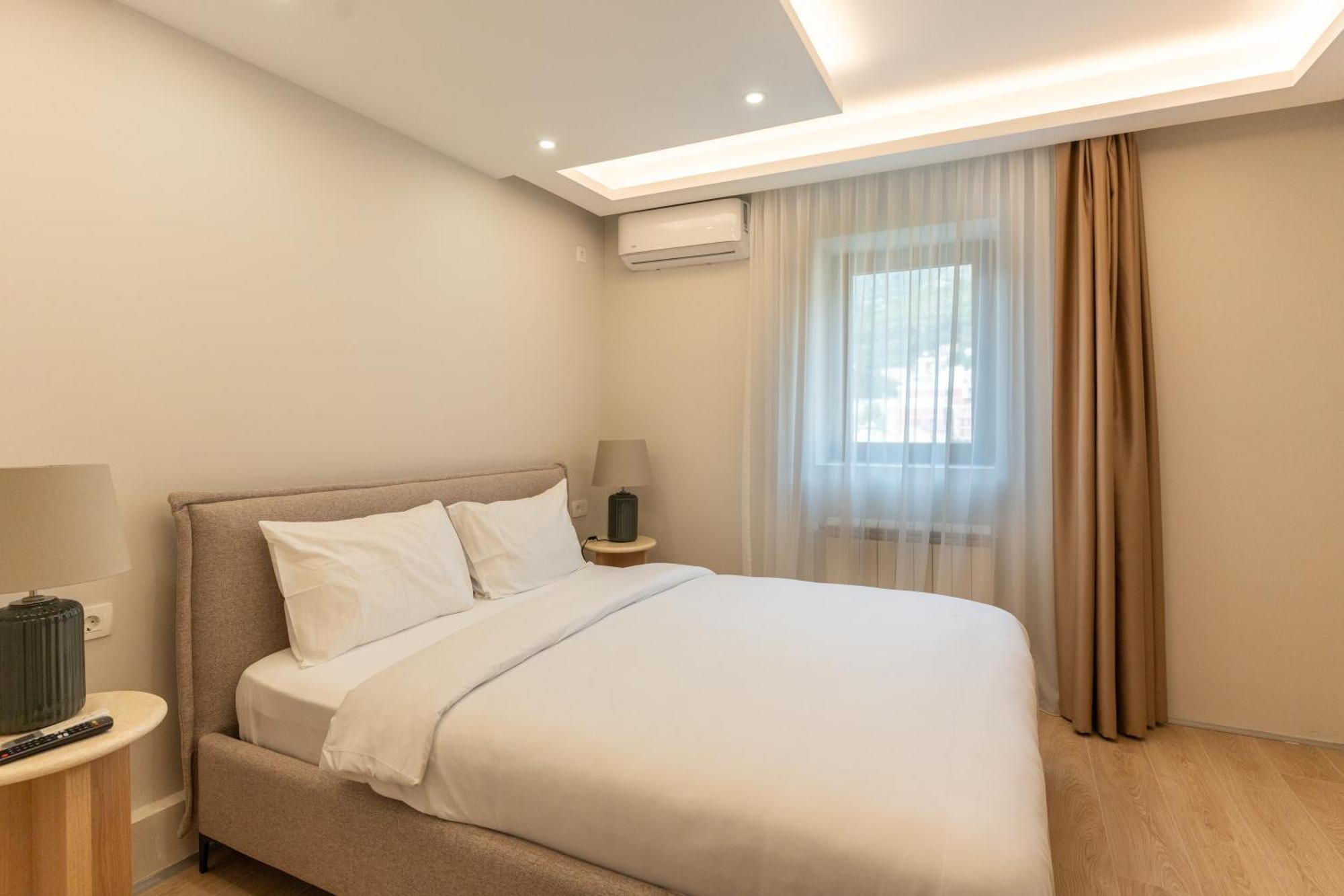 Blanche Cliff Apartments Sveti Stefan Bagian luar foto